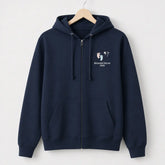 Navy NHS Neonatal Nurse hoodie with footprint embroidery
