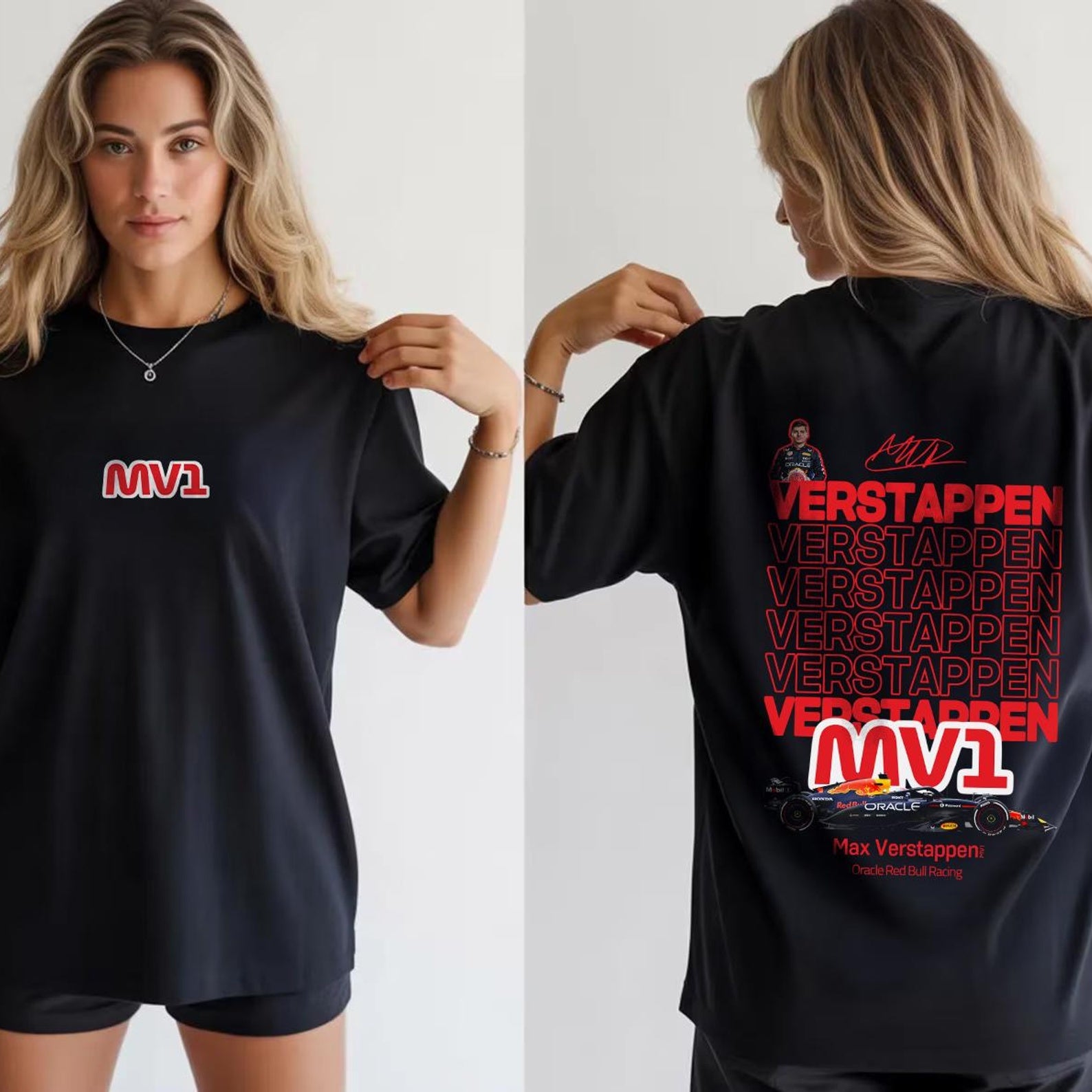 Max Verstappen Formula racing fan hoodie lifestyle mockup