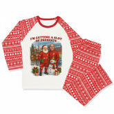 I’m Getting a Slot of Presents Liverpool Arne Slot Kids Christmas Pyjama Set – Red & White