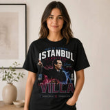 Villa Road To Istanbul T-Shirt | Unai Emery Inspired Claret Blue Football Final Shirt | Villa Fan Gift