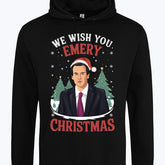 "We Wish You Emery Christmas" Unai Emery Christmas Hoodie – Black