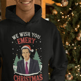 "We Wish You Emery Christmas" Unai Emery Christmas Hoodie – Black