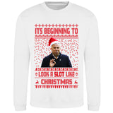 Arne Slot Christmas Jumper, "It's Beginning to Look a Slot Like Christmas" | Various Sizes & Colours | Great Gift For Liverpool Fans | Funny Football Gift