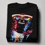 John McGinn 7 claret and blue graphic T-shirt product image
