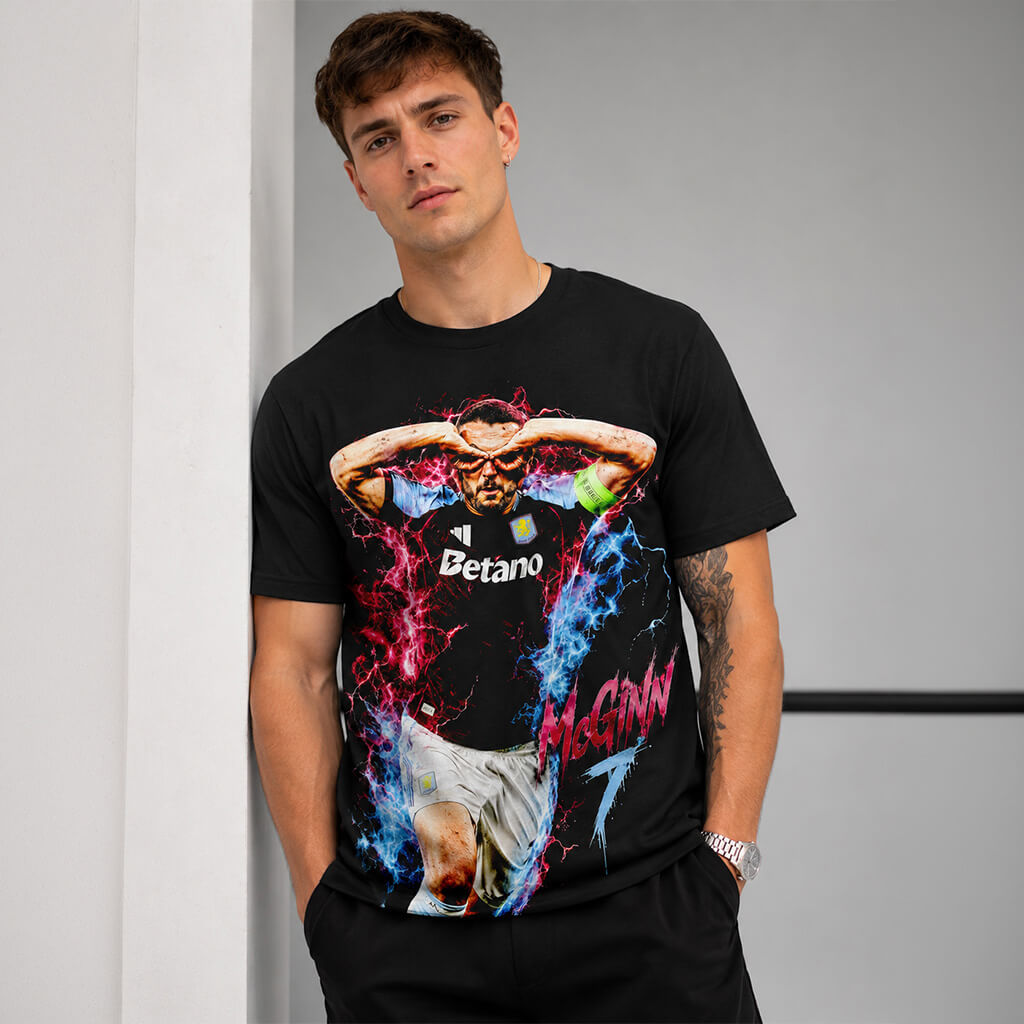 John McGinn 7 football fan T-shirt alternate mockup