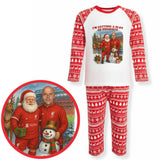 I’m Getting a Slot of Presents Liverpool Arne Slot Kids Christmas Pyjama Set – Red & White