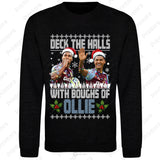 Ollie Watkins Aston Villa Christmas Jumper – “Deck the Halls with Boughs of Ollie” – Festive Jumper for AVFC Fans