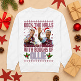 Ollie Watkins Aston Villa Christmas Jumper – “Deck the Halls with Boughs of Ollie” – Festive Jumper for AVFC Fans