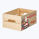 Personalized Wooden Santa Christmas Eve Box – Special Delivery