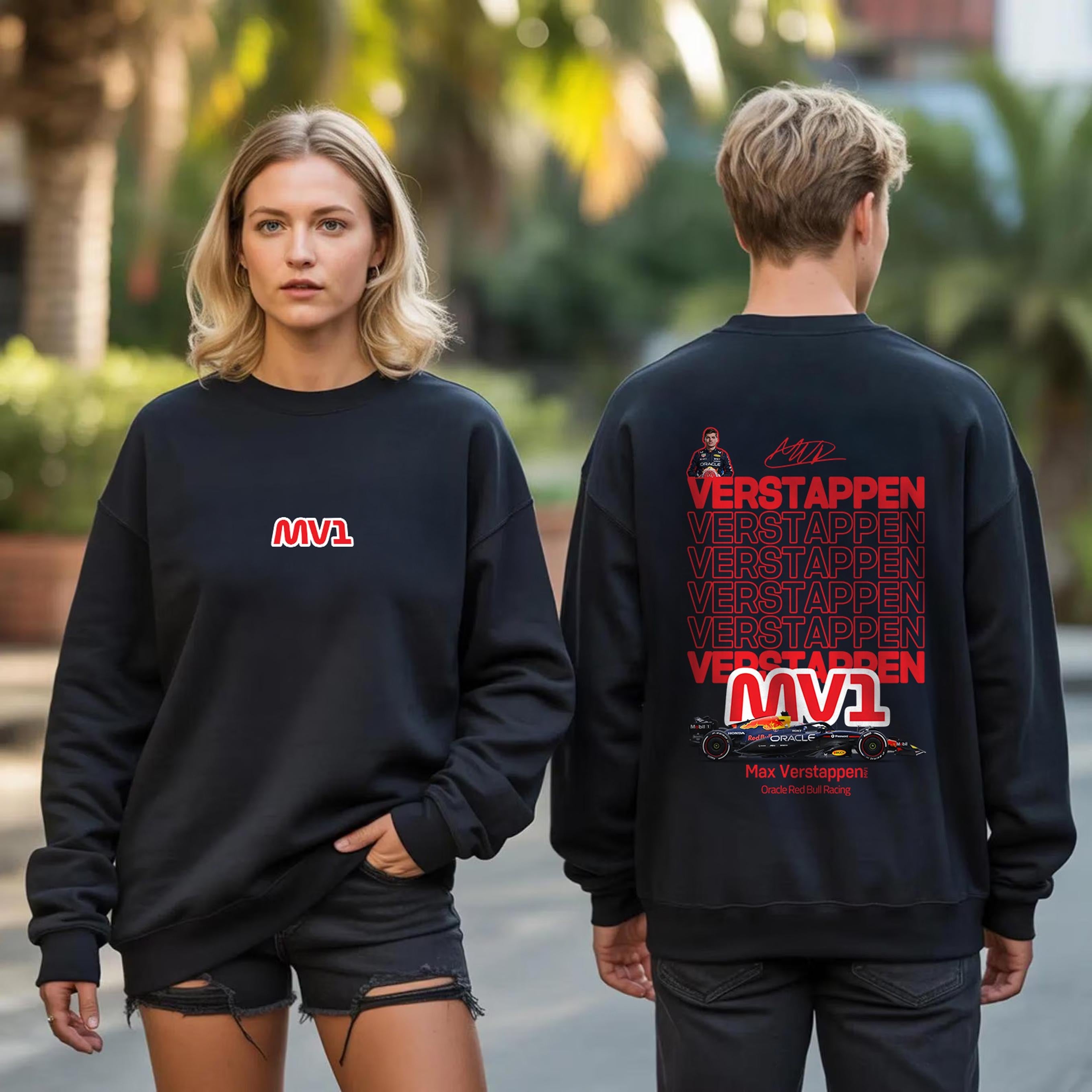 Max Verstappen number 1 racing apparel lifestyle image