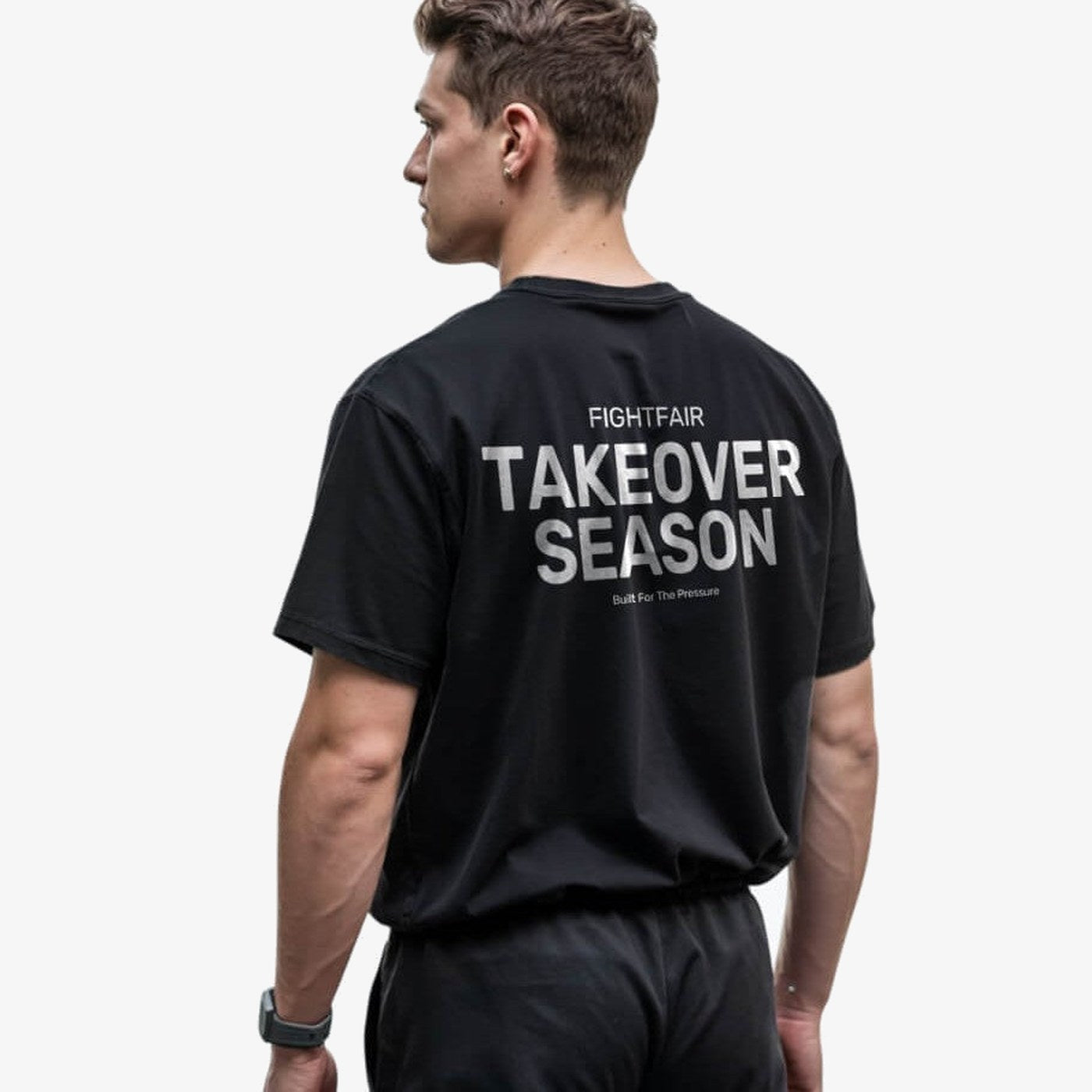 Black tshirt — Fightfair Take Over Season Oversized T-Shirt