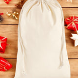 Personalised DTF Printed Christmas Sack - Cute Bear Design 40cm x 61.5cm