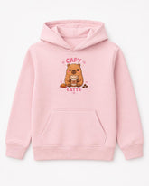 Capy Latte capybara coffee hoodie front and back design
