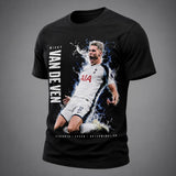 Micky van de Ven inspired number 37 black T-shirt