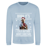 Morgan Rogers Christmas Jumper for Aston Villa Fans "Baby It's Cold Outside" Celebration