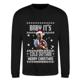 Morgan Rogers Christmas Jumper for Aston Villa Fans "Baby It's Cold Outside" Celebration