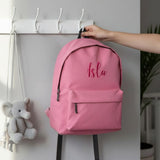 Personalised kids backpack with embroidered name