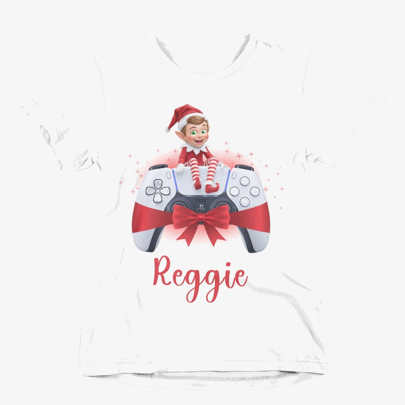 Royal Blue tshirt — Christmas Elf on PS5 Controller