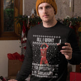 Cristiano Ronaldo Christmas Jumper "All I want For Christmas is SIIIUUUU" - Festive Football Jumper