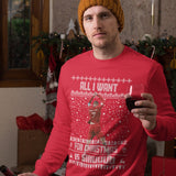 Cristiano Ronaldo Christmas Jumper "All I want For Christmas is SIIIUUUU" - Festive Football Jumper