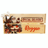 Personalized Wooden Santa Christmas Eve Box – Special Delivery