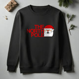 The North Pole Christmas Jumper | Funny Festive Parody Sweater Inspired by The North Face