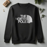 The North Pole Igloo Design Christmas Jumper | Funny Festive Parody Sweater Inspired by The North Face