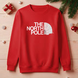 The North Pole Igloo Design Christmas Jumper | Funny Festive Parody Sweater Inspired by The North Face