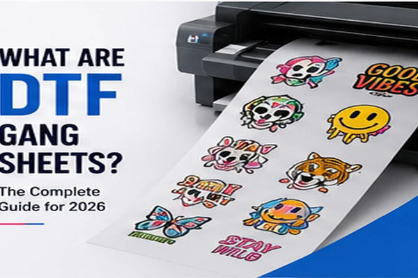 DTF gang sheet printing guide with multiple transfer designs