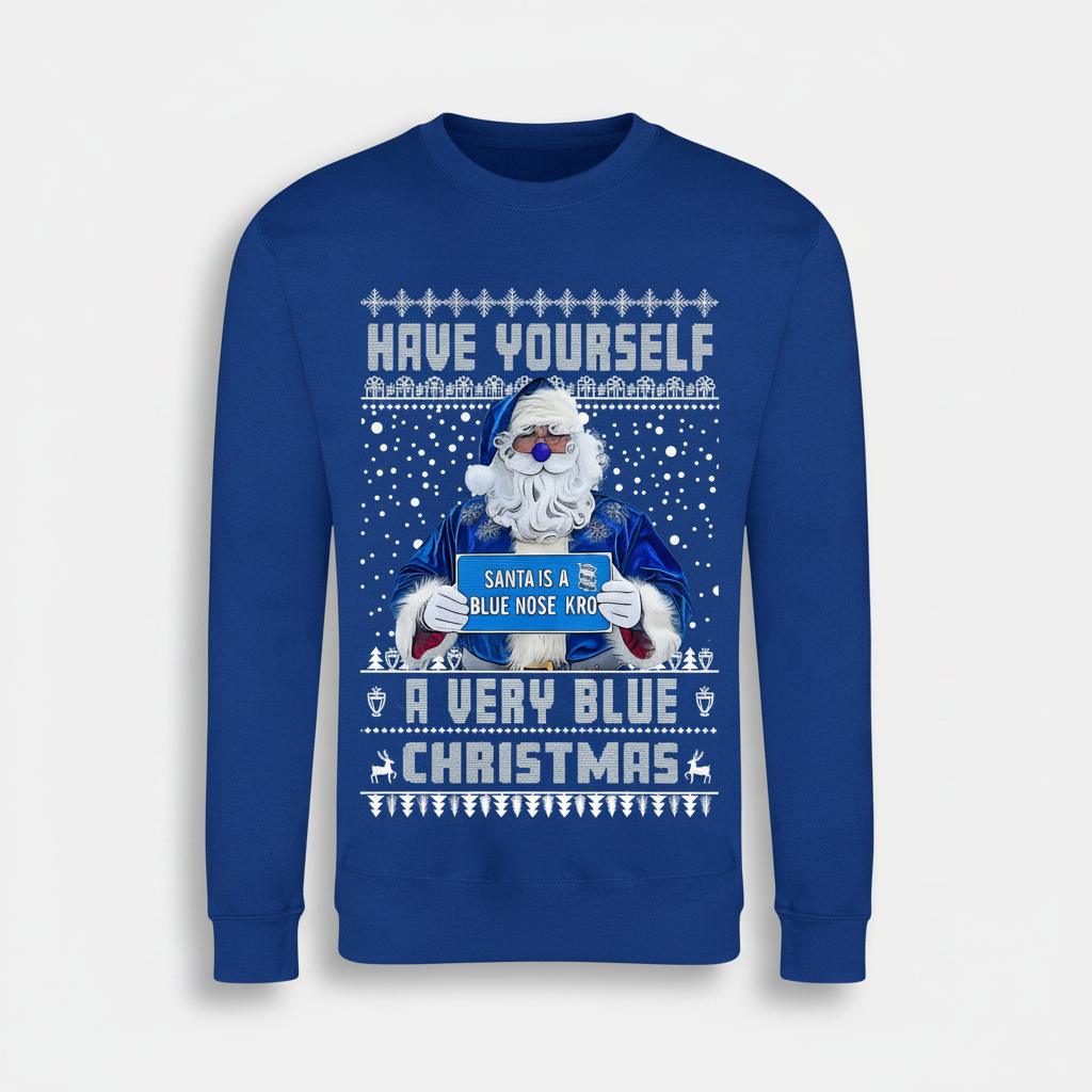 Birmingham City Have Yourself a Very Blue Christmas jumper product image