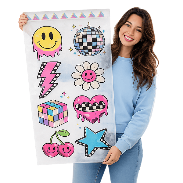 DTF Transfer – 300mm Wide High Quality Vibrant Prints