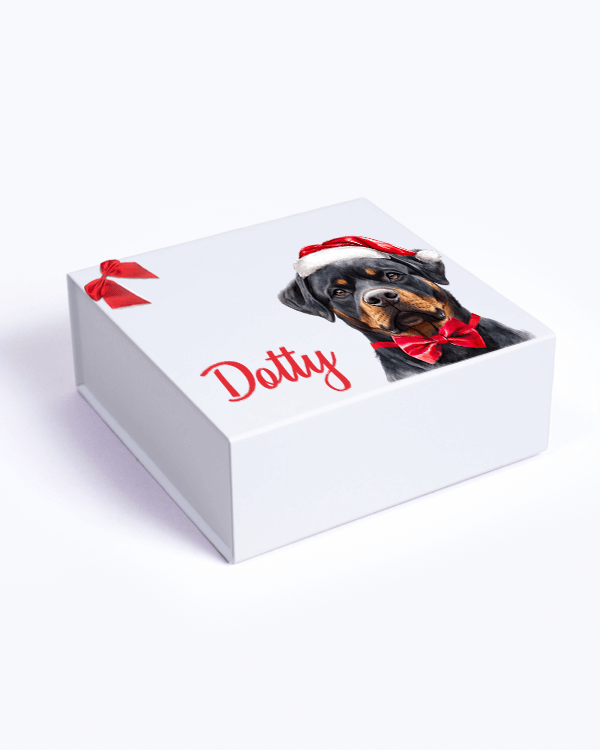 Personalized Dog Breed Christmas Gift Box