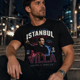 Villa Road To Istanbul T-Shirt | Unai Emery Inspired Claret Blue Football Final Shirt | Villa Fan Gift
