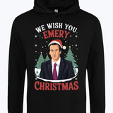 "We Wish You Emery Christmas" Unai Emery Christmas Hoodie – Black