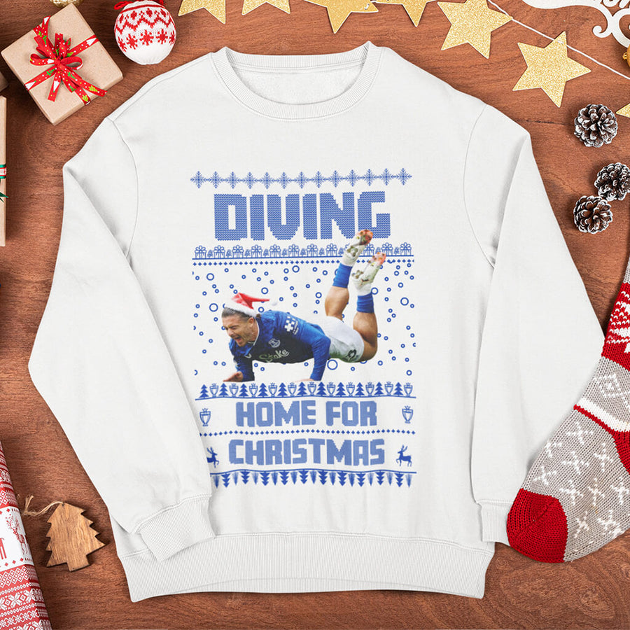 Jack Grealish Diving Home for Christmas festive football jumper product image