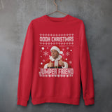 Red Inbetweeners Christmas Jumper Friend funny festive sweatshirt mockup