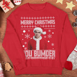 Will McKenzie Inbetweeners Christmas Jumper | Funny Inbetweeners Quote “Merry Christmas You Bumder” Christmas Sweater