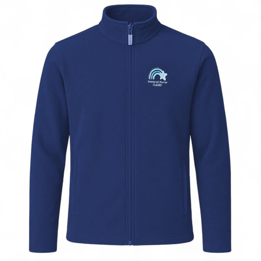 Personalised NHS Neonatal Nurse fleece embroidery design