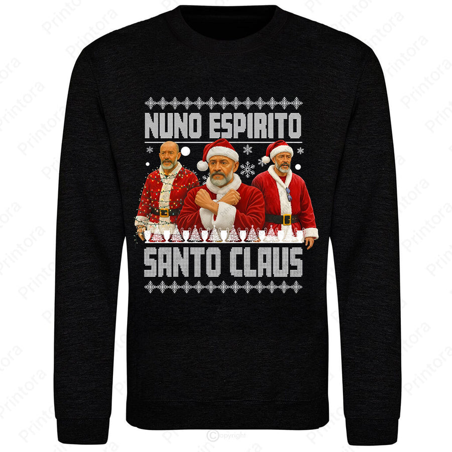 Black Nuno Espírito Santo Claus West Ham Christmas jumper