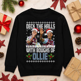 Ollie Watkins Aston Villa Christmas Jumper – “Deck the Halls with Boughs of Ollie” – Festive Jumper for AVFC Fans