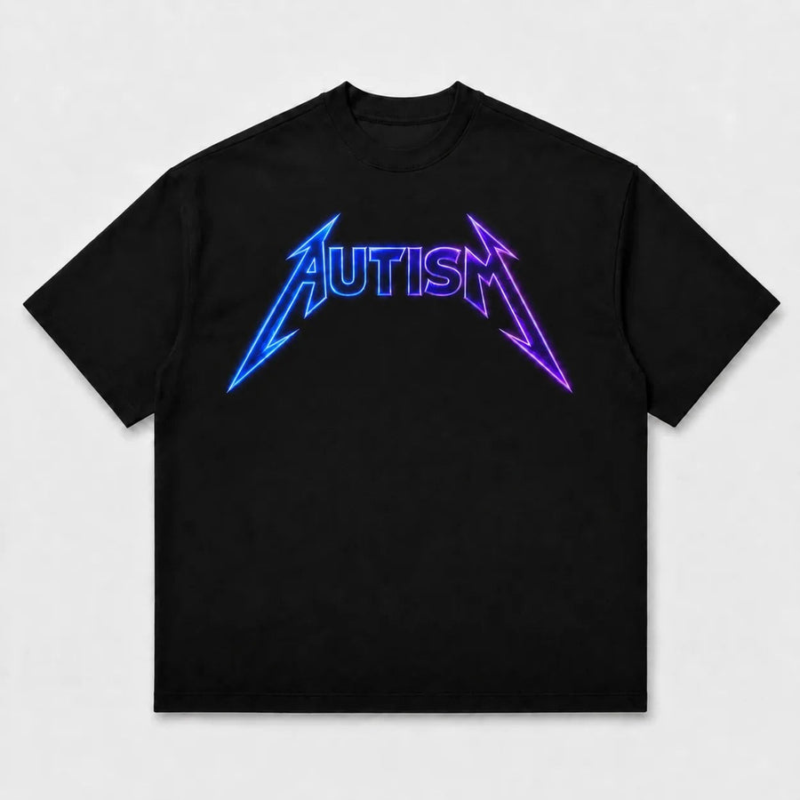 Autism Neon Graphic T-Shirt