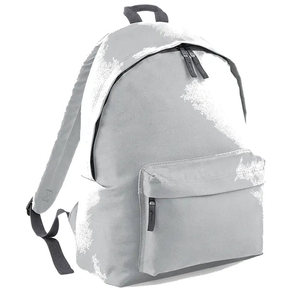 Light Grey BagBase BG125 backpack