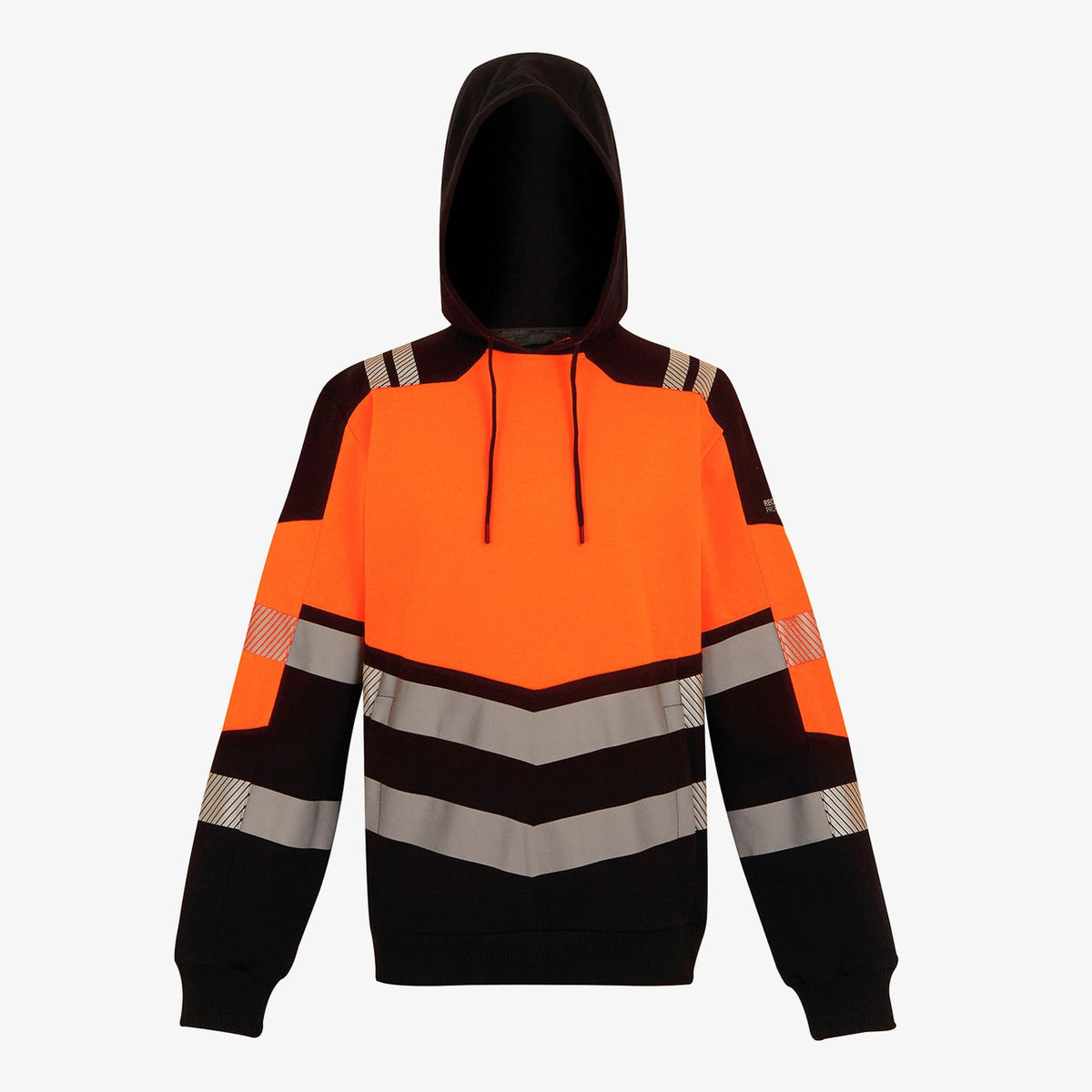 Black/Orange hoodie — Regatta Professional RG479 Hi-Vis X-Pro Class 2 Hoodie