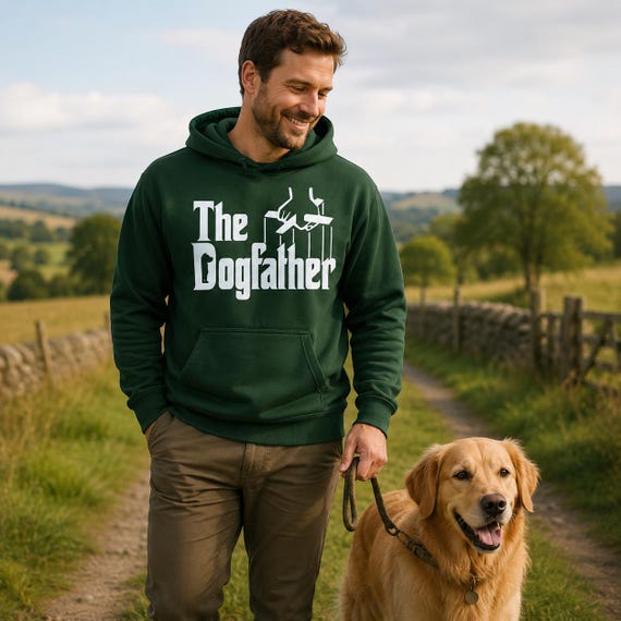 The Dogfather T-shirt lifestyle mockup