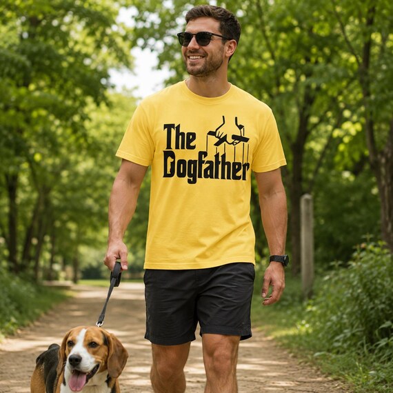 The Dogfather dog dad T-shirt image