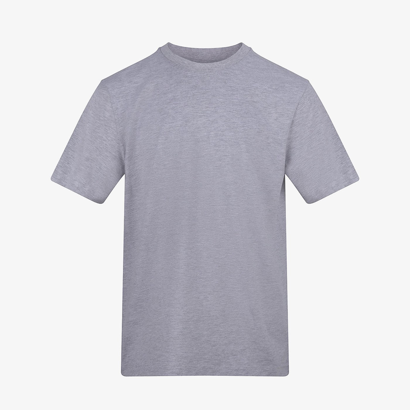 Heather Grey tshirt — AWDis 180 T AT002 Unisex Classic Cotton T-Shirt