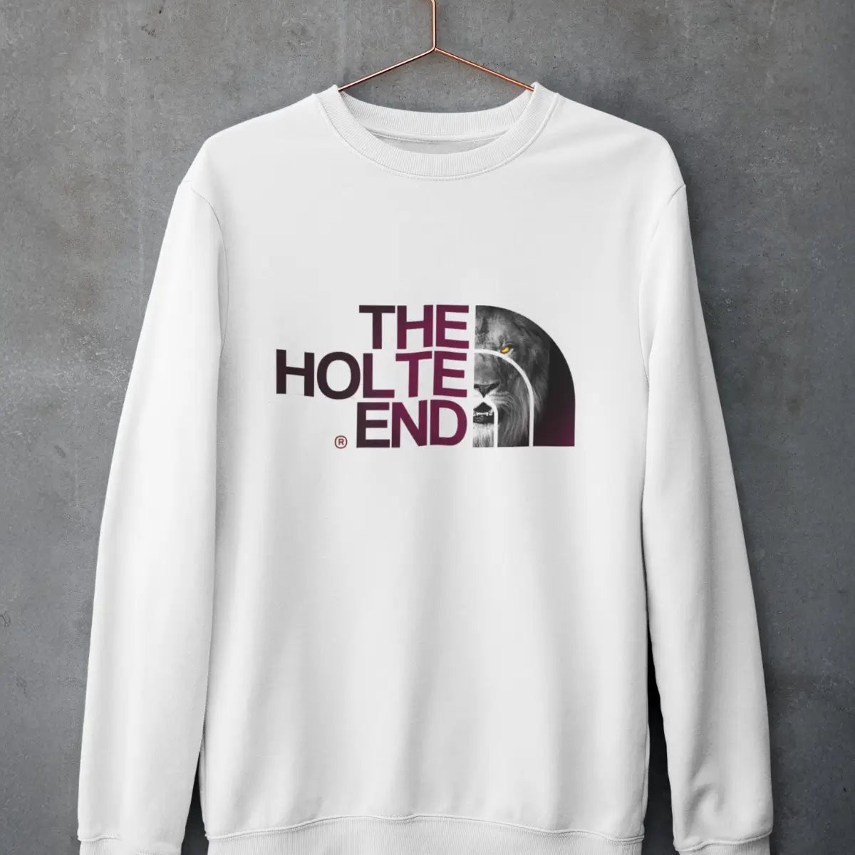 Aston Villa "The Holte End" Jumper - Stylish Gift for Villa Fans with AVFC Lion Design