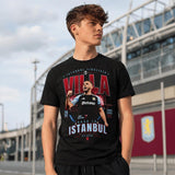 John McGinn Istanbul Final T-Shirt | Villa Football Fan Shirt | Claret Blue European Final Tee | John McGinn 7 Gift