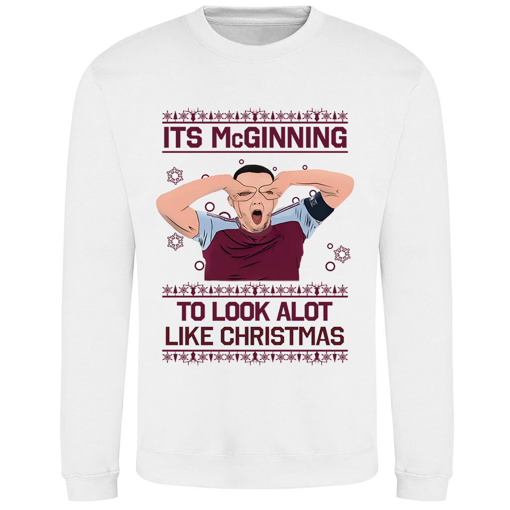 John McGinn festive football Christmas jumper design