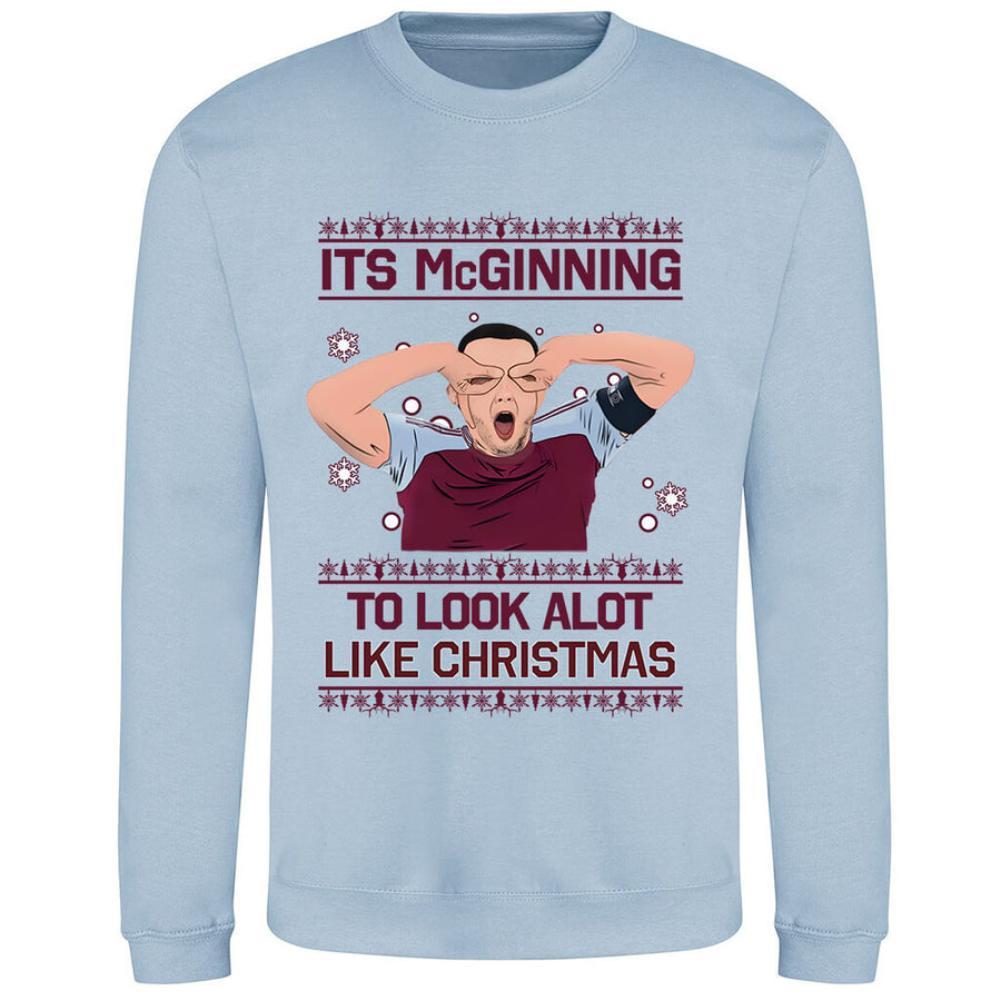 John McGinn It's McGinning to Look a Lot Like Christmas jumper lifestyle image